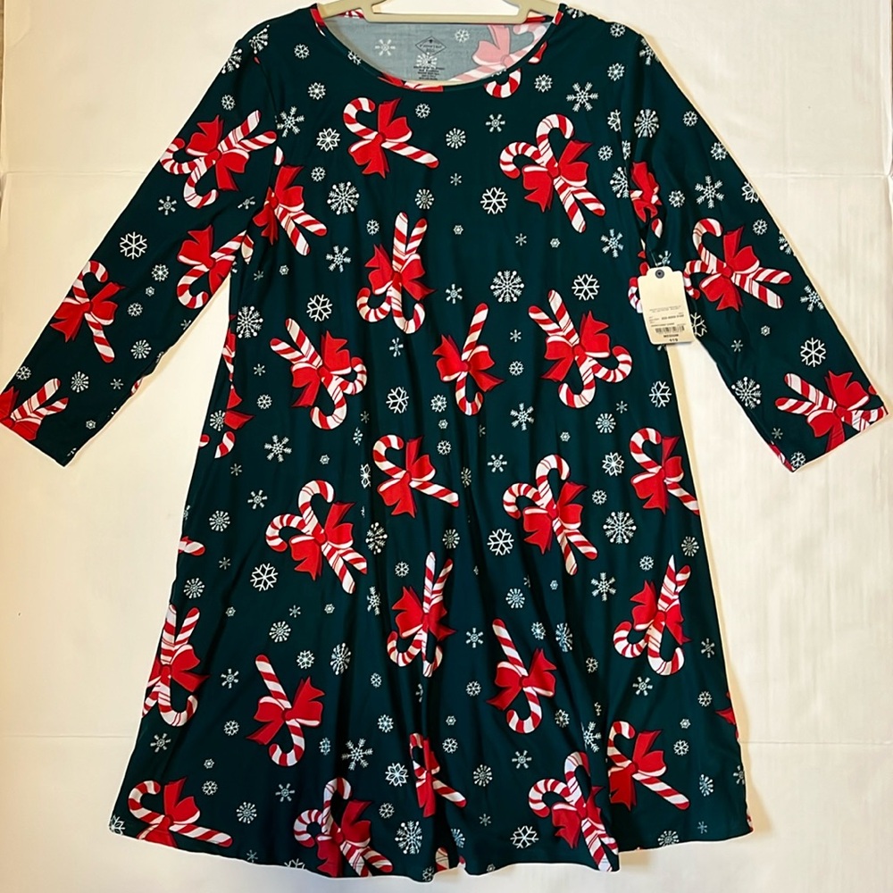 New With Tags Candy Cane Swing dress